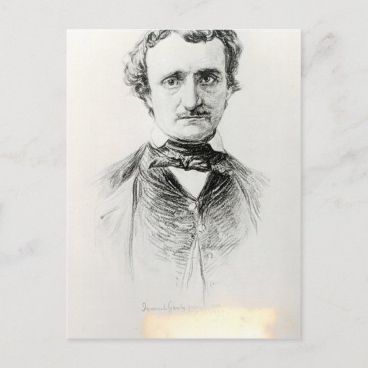 Edgar Allan Poe 1907 Briefkaart (Voorkant)