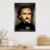 Edgar Allan Poe afdruk nummer 4 Poster (Keuken)