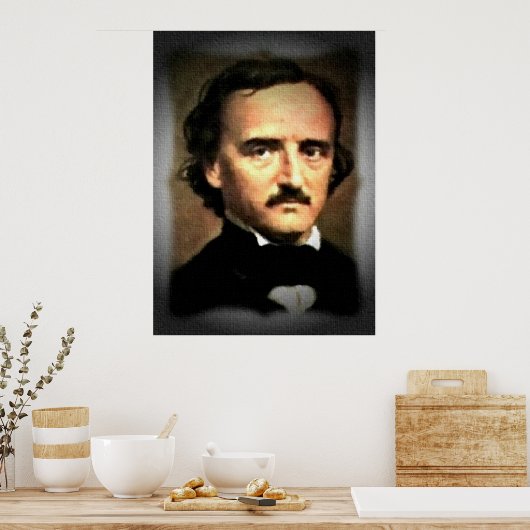 Edgar Allan Poe afdruk nummer 4 Poster (Keuken)