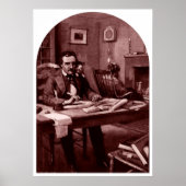 Edgar Allan Poe afdruk nummer 6 Poster (Voorkant)