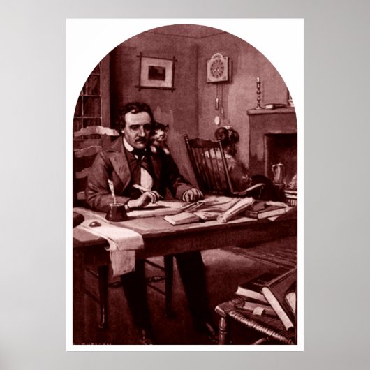 Edgar Allan Poe afdruk nummer 6 Poster (Voorkant)