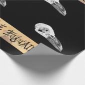 Edgar Allan Poe Ambigram Wrapping Paper Cadeaupapier (Hoek)