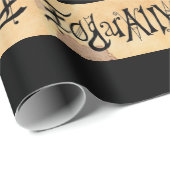 Edgar Allan Poe Ambigram Wrapping Paper Cadeaupapier (Rol Hoek)