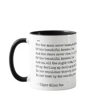 Edgar Allan Poe Annabel Lee Gedicht Zwart en Wit