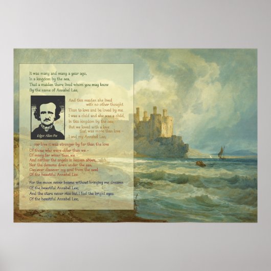Edgar Allan Poe Annabel Lee Poster (Voorkant)