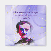 Edgar Allan Poe Author Writer Poet Love Quote Magneet (Voorkant)