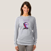 Edgar Allan Poe Author Writer Poet Love Quote T-shirt (Voorkant volledig)