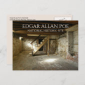 Edgar Allan Poe Basement, Philadelphia Briefkaart (Voorkant / Achterkant)