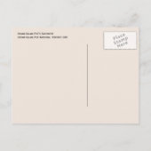 Edgar Allan Poe Basement, Philadelphia Briefkaart (Achterkant)