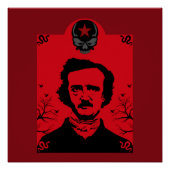 Edgar Allan Poe Black Raven Perfect Poster (Voorkant)