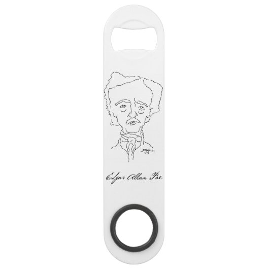 Edgar Allan Poe Bottle Open Speed Flessenopener (Voorkant)
