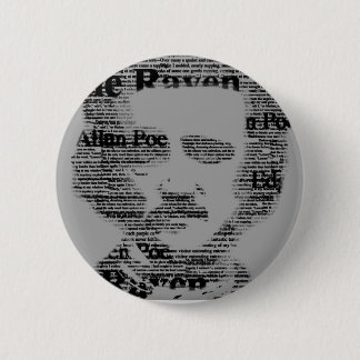 Edgar Allan Poe Bottom Ronde Button 5,7 Cm