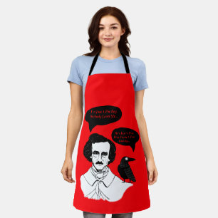 Edgar Allan Poe Boy en Raven Schort