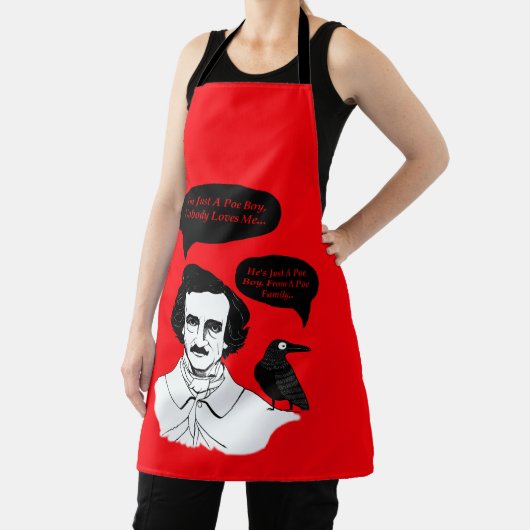 Edgar Allan Poe Boy en Raven Schort (Insitu)