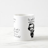 Edgar Allan Poe Boy Funny Mug of Travel Mug Koffiemok (Center)