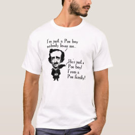 Edgar Allan Poe Boy Funny T-Shirt citeert Gezegden