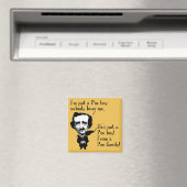 Edgar Allan Poe Boy Grappige Koelkast Magnet (Insitu (Vaatwasser))