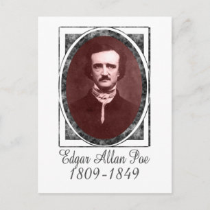 Edgar Allan Poe Briefkaart