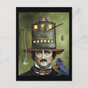 Edgar Allan Poe Briefkaart