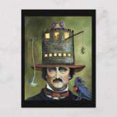 Edgar Allan Poe Briefkaart (Voorkant)