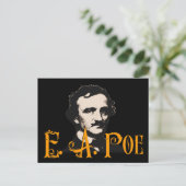 Edgar Allan Poe Briefkaart (Staand voorkant)