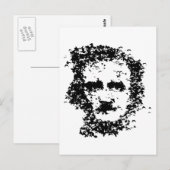 Edgar Allan Poe Briefkaart (Voorkant / Achterkant)