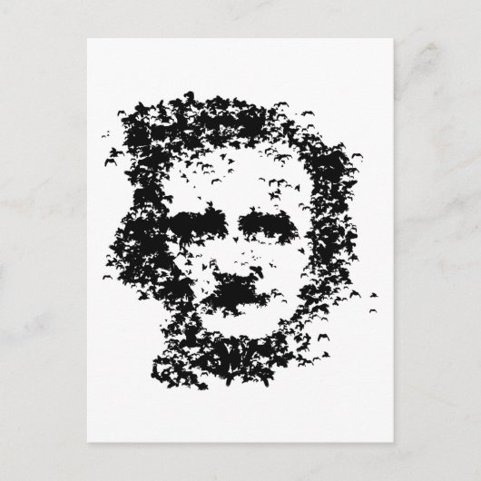 Edgar Allan Poe Briefkaart (Voorkant)