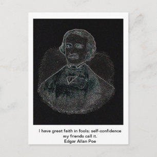 Edgar Allan Poe Briefkaart