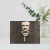 Edgar Allan Poe Briefkaart (Staand voorkant)