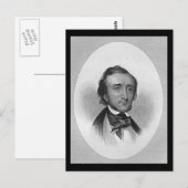 Edgar Allan Poe Briefkaart (Voorkant / Achterkant)
