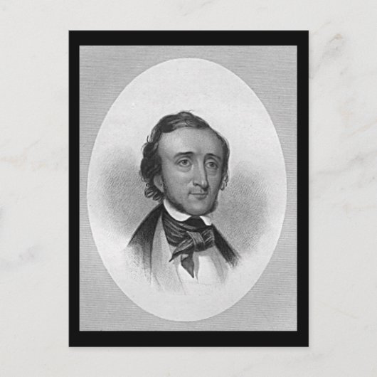 Edgar Allan Poe Briefkaart (Voorkant)