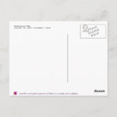 Edgar Allan Poe Briefkaart (Achterkant)