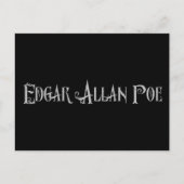 Edgar Allan Poe Briefkaart (Voorkant)