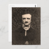 Edgar Allan Poe Briefkaart (Voorkant / Achterkant)
