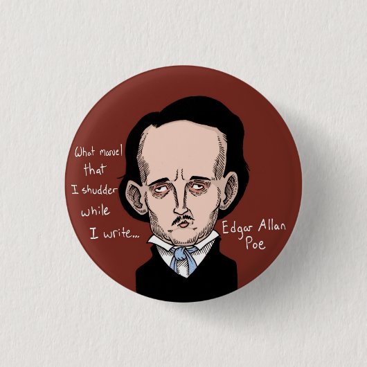 Edgar Allan Poe Button (Voorkant)