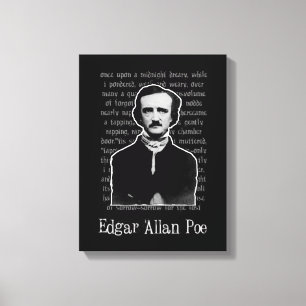 Edgar Allan Poe Canvas Afdruk