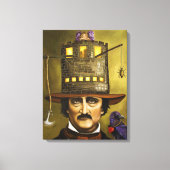 Edgar Allan Poe Canvas Afdruk (Voorkant)