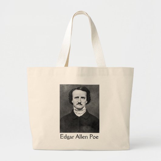Edgar Allan Poe Canvas tas "Nevermore" (Voorkant)
