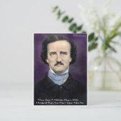 Edgar Allan Poe "De Raaf" Citaat Cadeaus & Kaarten (Staand voorkant)