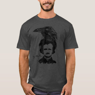 Edgar Allan Poe-de Raaf Dichter Gothic Horror Cade T-shirt