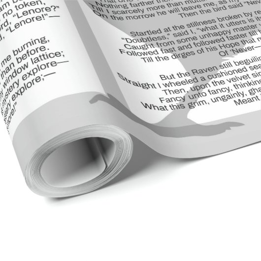 Edgar Allan Poe de Raven Cadeaupapier (Rol Hoek)