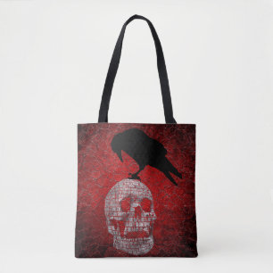 Edgar Allan Poe de Raven Gothic Design Tote Bag
