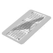 Edgar Allan Poe de Raven Magneet (Linkerzijde)