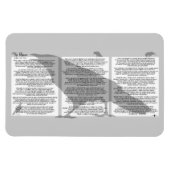 Edgar Allan Poe de Raven Magneet (Horizontaal)