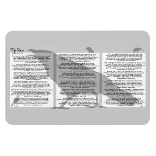 Edgar Allan Poe de Raven Magneet