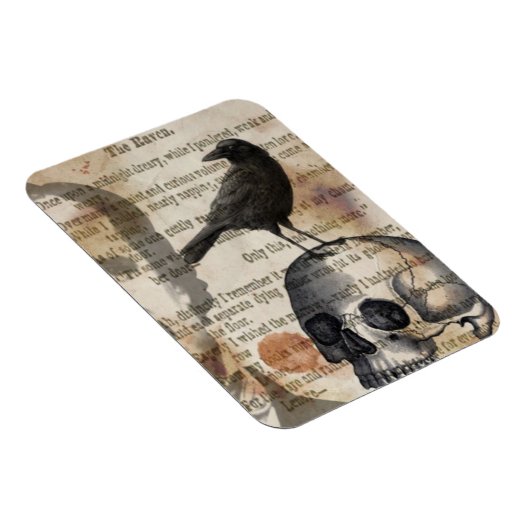 Edgar Allan Poe De Raven Magneet (Rechterzijde)
