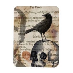 Edgar Allan Poe De Raven Magneet
