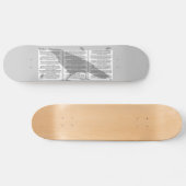 Edgar Allan Poe de Raven Persoonlijk Skateboard (Horizontaal)