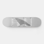 Edgar Allan Poe de Raven Persoonlijk Skateboard (Horizontaal)