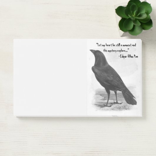 Edgar Allan Poe de Raven Post-it® Notes (Kantoor)